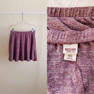 Mauve Burnout Skater Skirt
